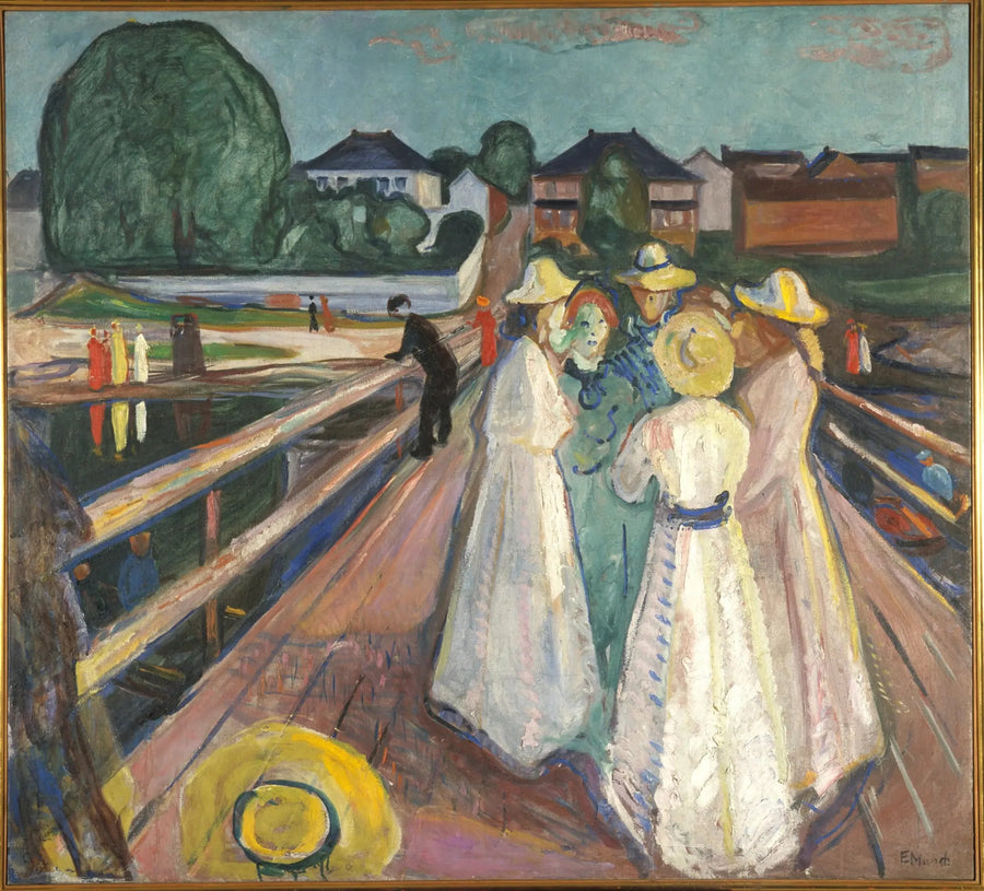 As Mulheres na Ponte - Edvard Munch