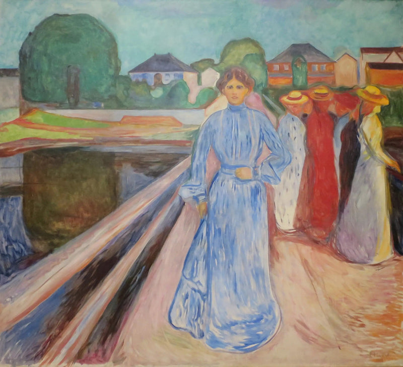 As Mulheres na Ponte - Edvard Munch