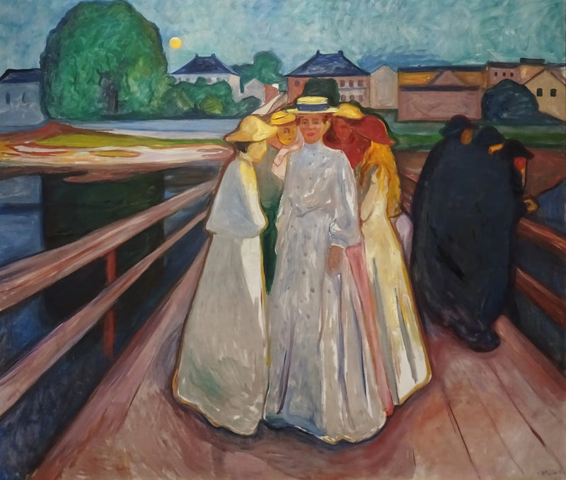 As Mulheres na Ponte - Edvard Munch