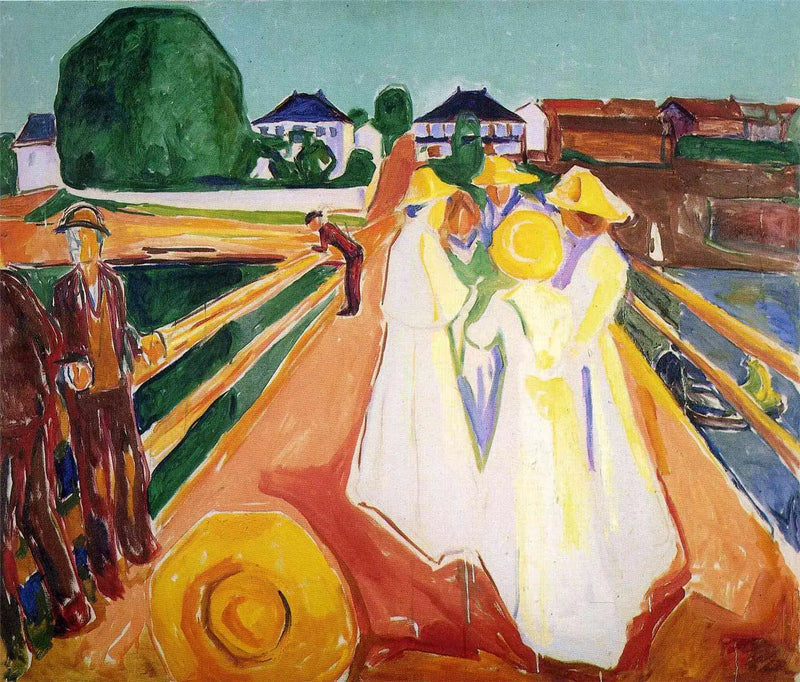 As Mulheres na Ponte - Edvard Munch