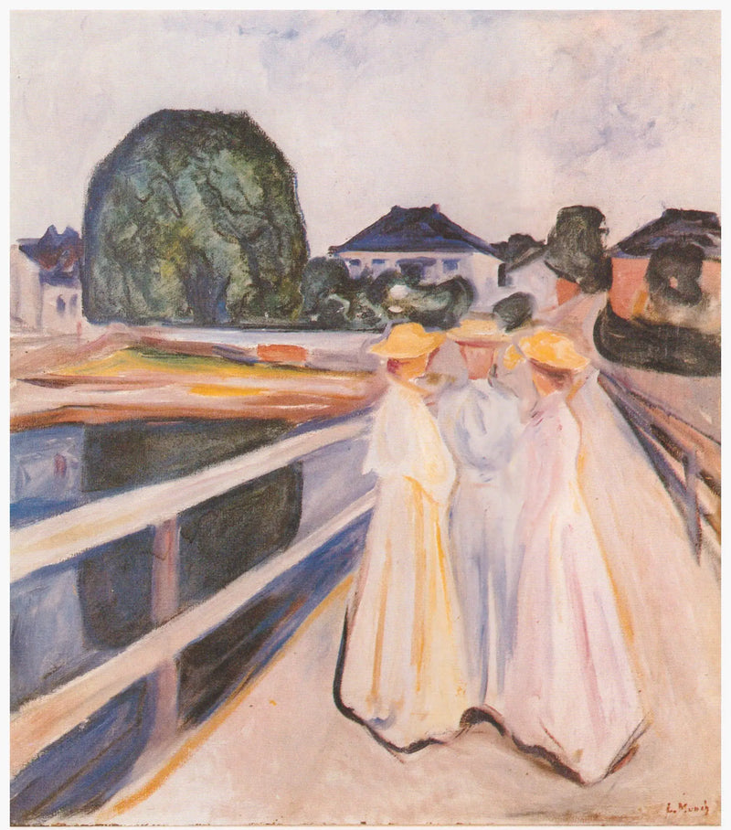 As Mulheres na Ponte - Edvard Munch