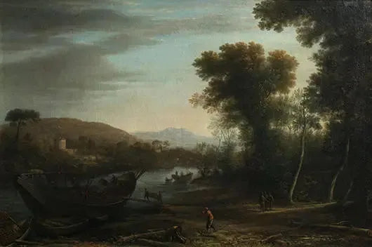 Os lenhadores de lenha - Claude Lorrain