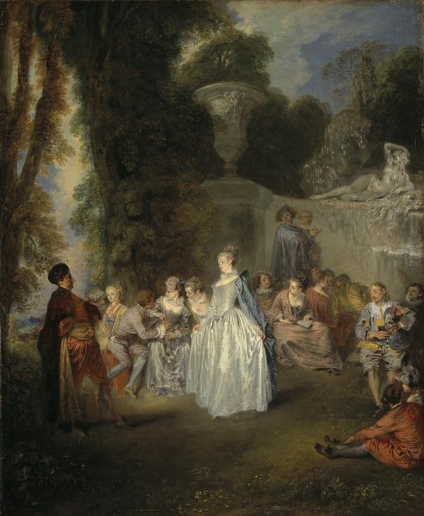 As Festas Venezianas - Antoine Watteau
