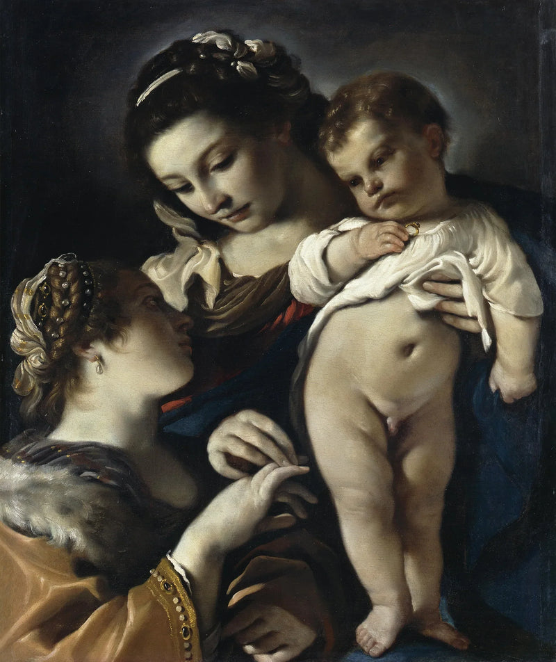 Os noivos de Santa Catarina de Alexandria - Guercino