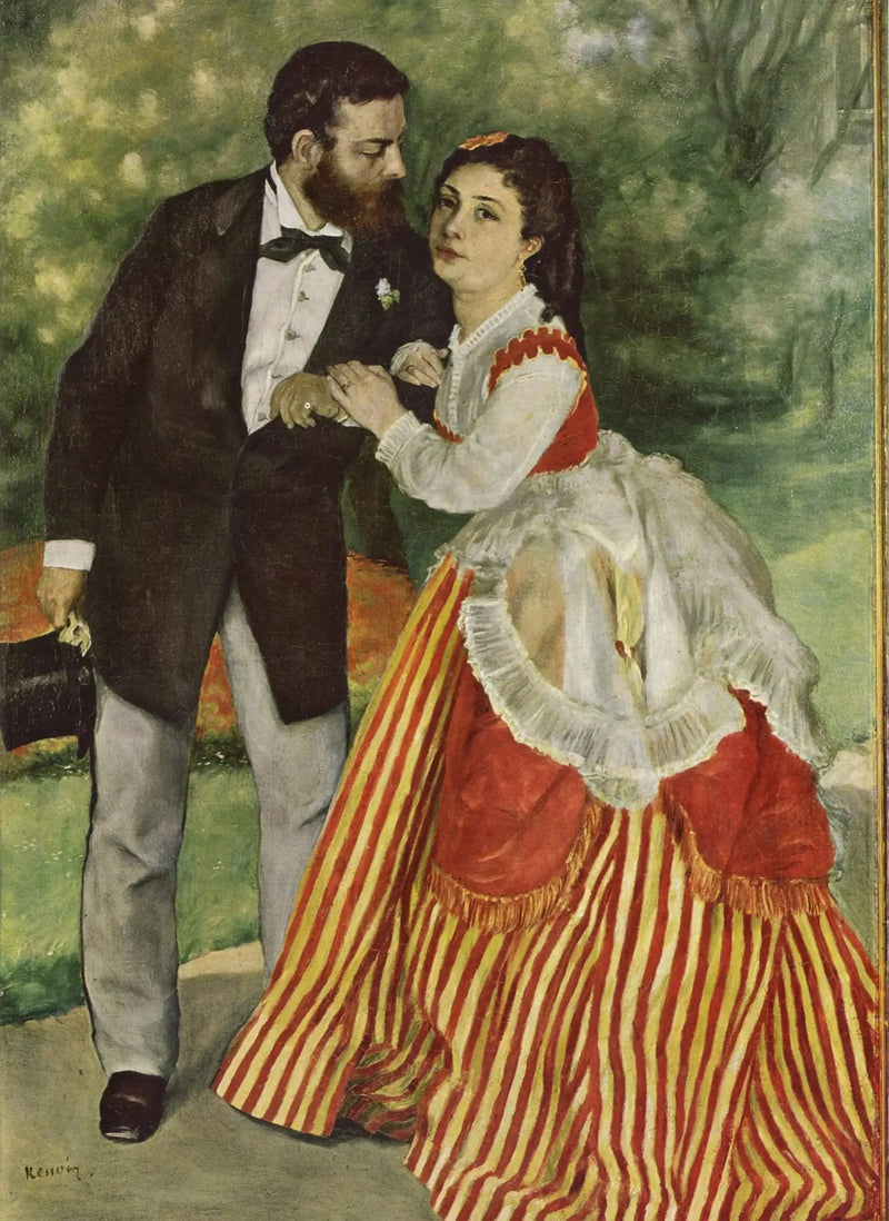 Os Noivos - O Casal Sisley - Pierre-Auguste Renoir