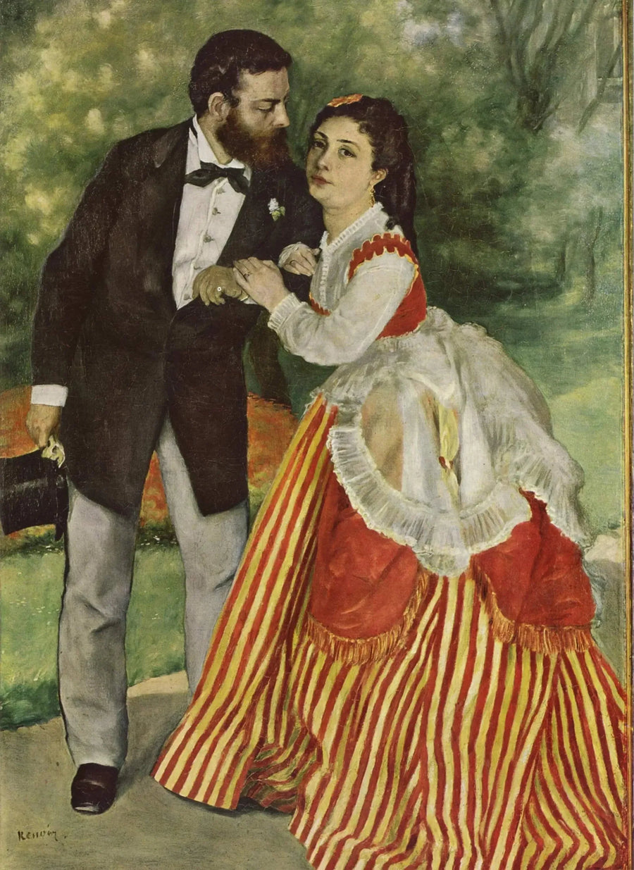 Os Noivos - O Casal Sisley - Pierre-Auguste Renoir