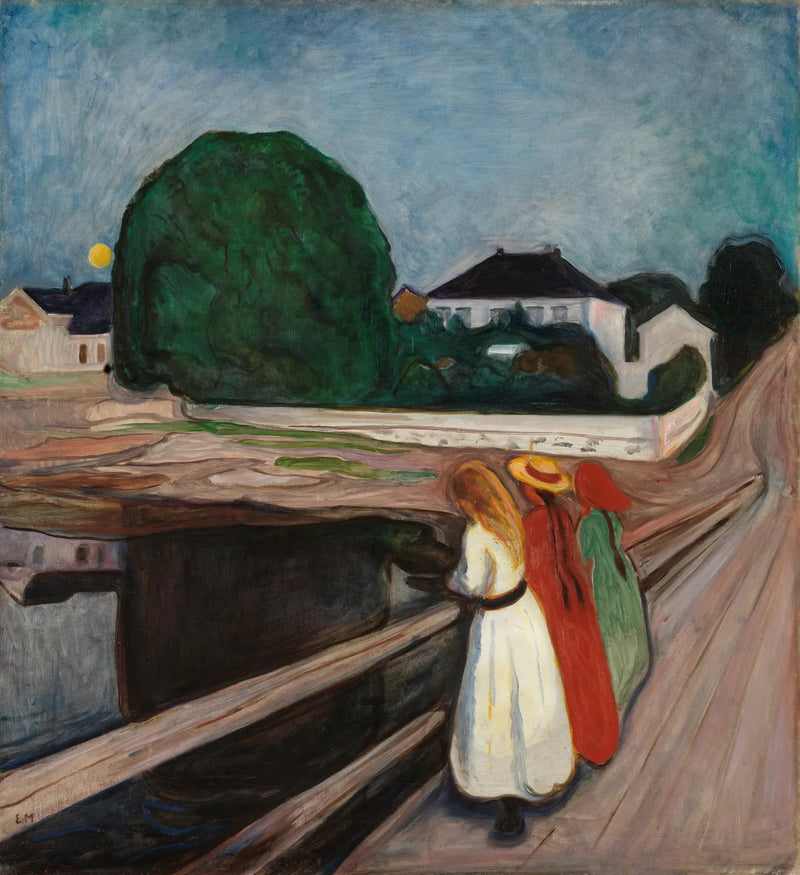 As Meninas na Ponte - Edvard Munch