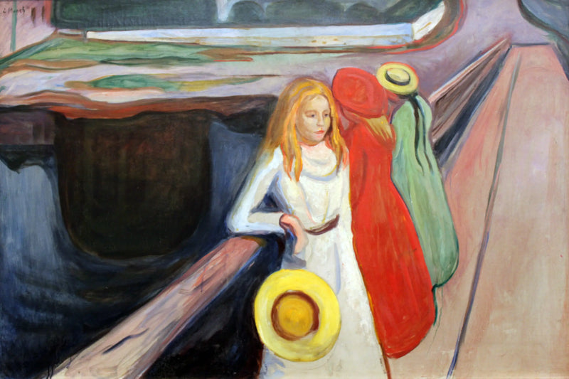 As Meninas na Ponte - Edvard Munch