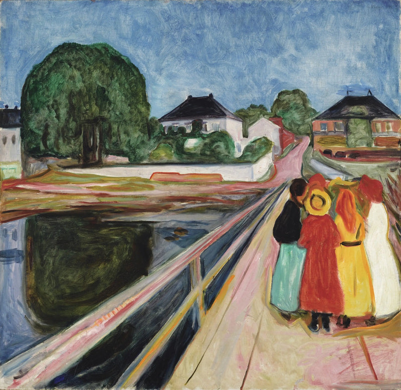 As Meninas na Ponte - Edvard Munch