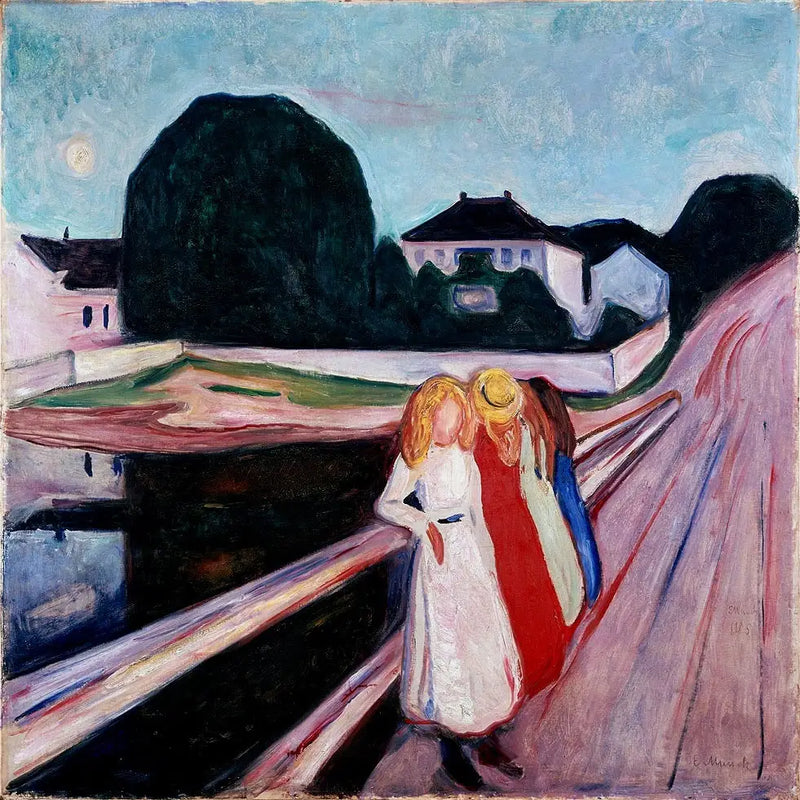 As Meninas na Ponte - Edvard Munch