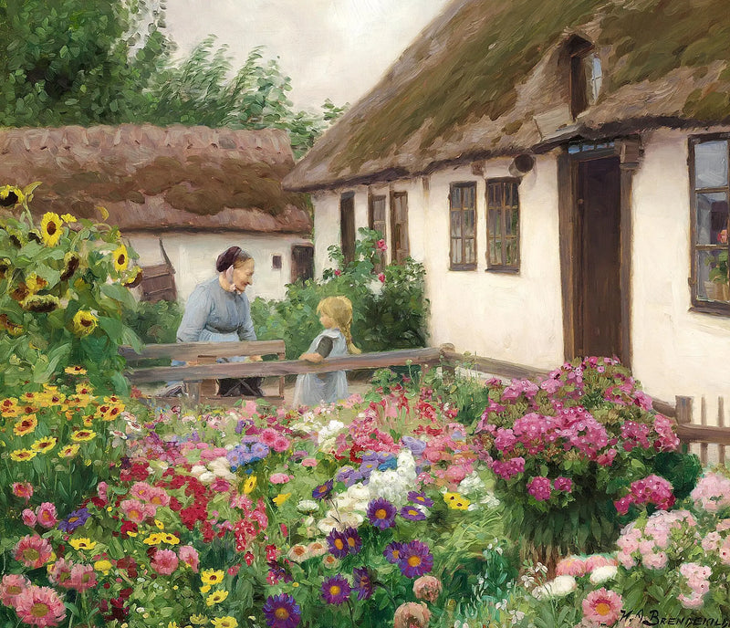 As flores do jardineiro. - H. A. Brendekilde