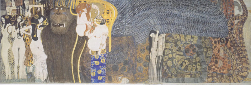 As Forças do Mal e as Três Górgonas - Gustav Klimt