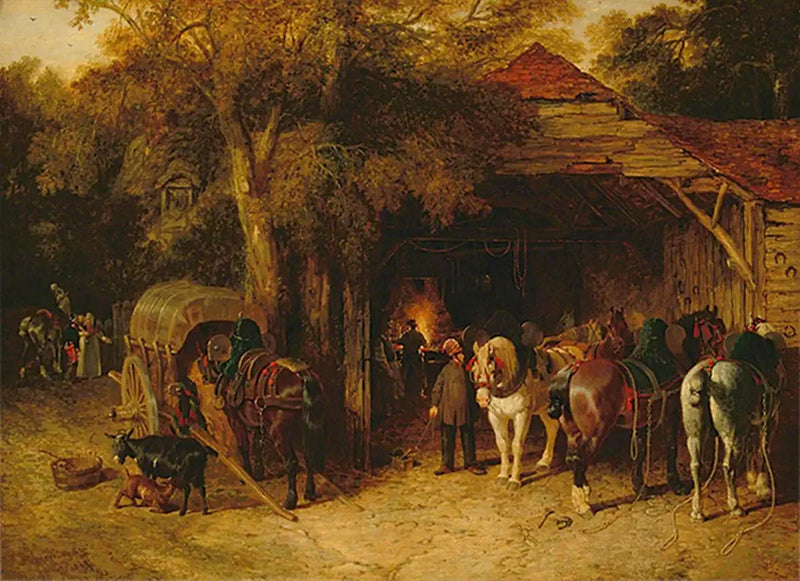 Os ferreiros - John Frederick Herring, Sr.