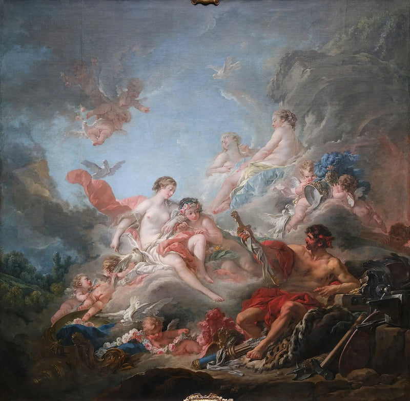 As Forjas de Vulcano - François Boucher