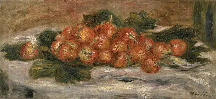 Os Morangos - Pierre-Auguste Renoir