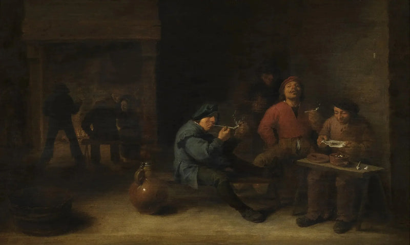 Os fumantes - David Teniers, o Jovem