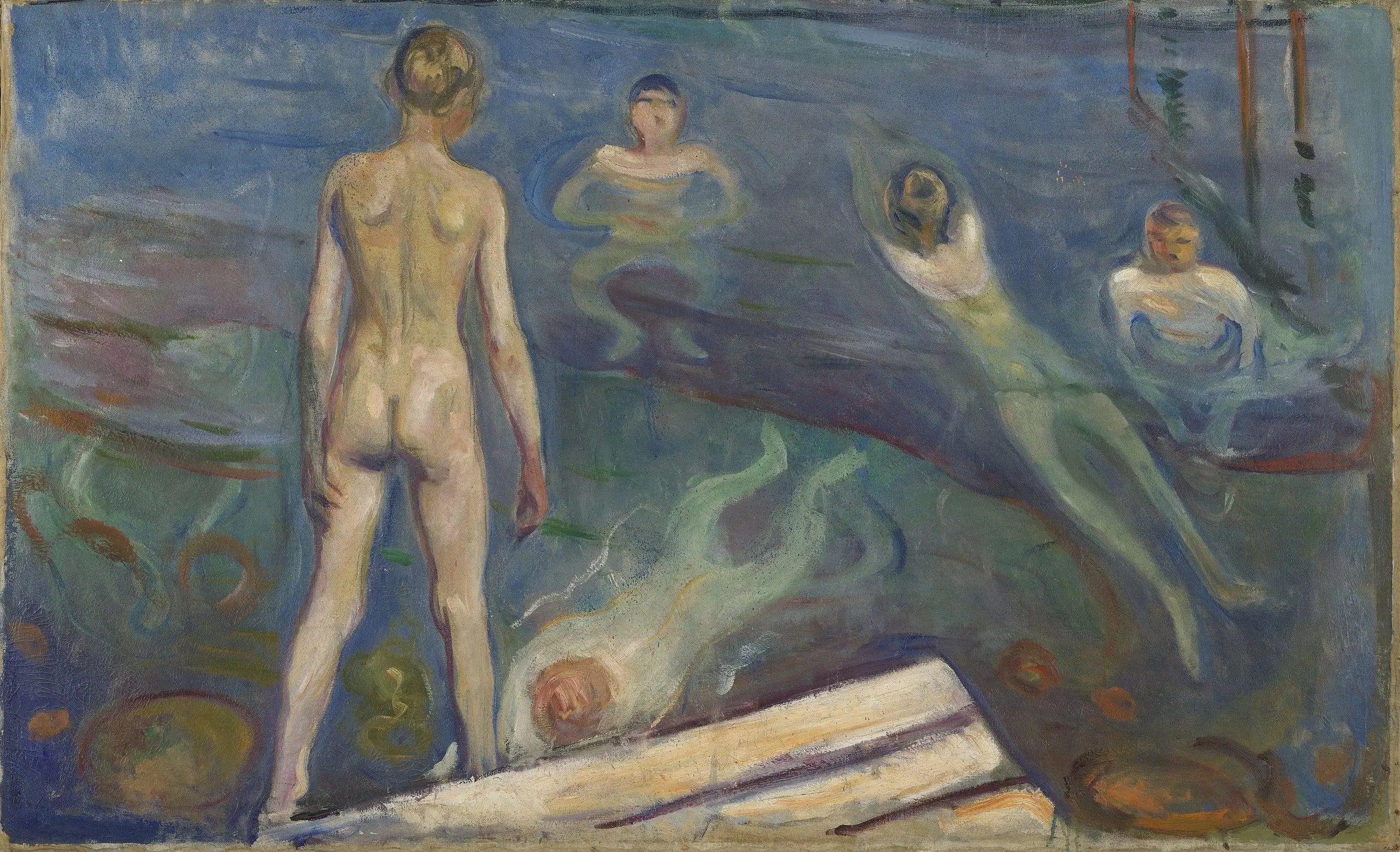 Les garçons se baignant - Edvard Munch - Alpha Reproduction