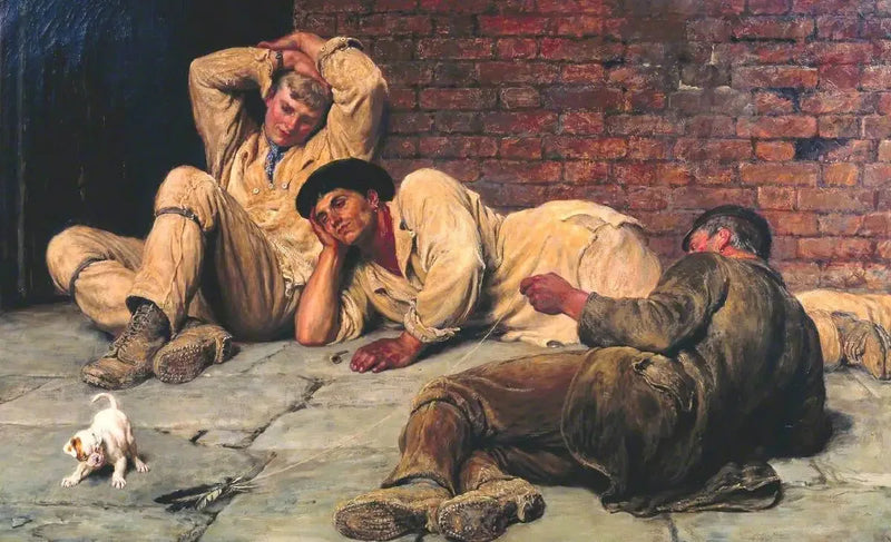 Os gigantes em jogo - Briton Rivière