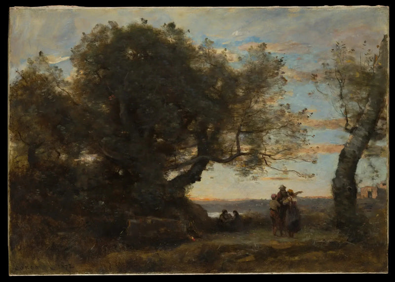 Os Ciganos - Jean-Baptiste Camille Corot