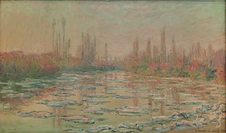 Os cubos de gelo - Claude Monet