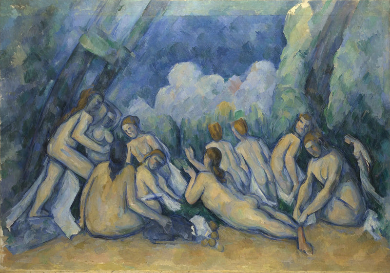 As Grandes Banhistas - Paul Cézanne
