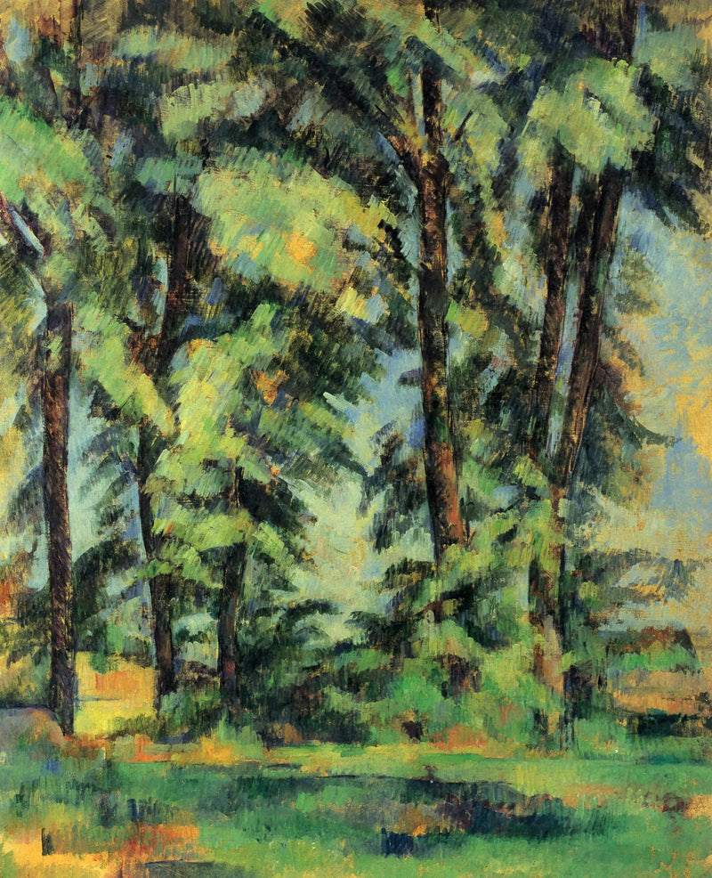 As Grandes Árvores no Jas de Bouffan - Paul Cézanne