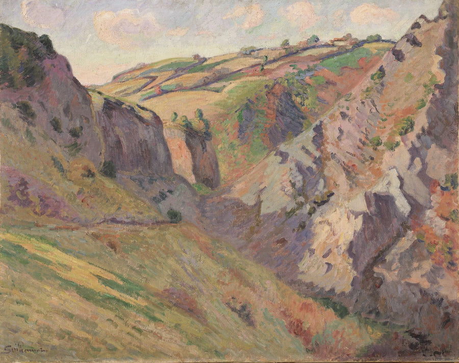 As Cavernas de Prunal perto de Pontgibaud (Auvergne) - Armand Guillaumin