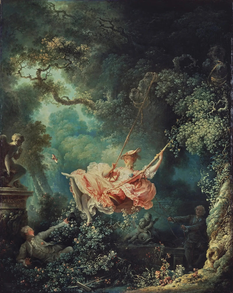 Os Acasos Felizes do Balanço - Jean-Honoré Fragonard