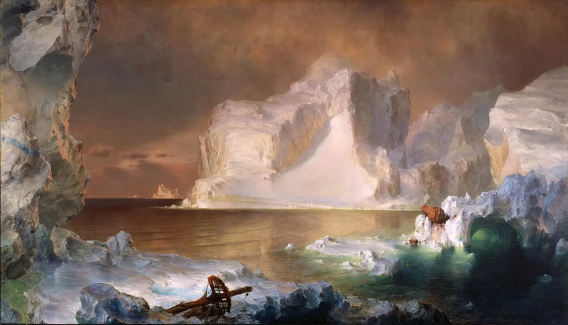 Os Icebergs - Frederic Edwin Church