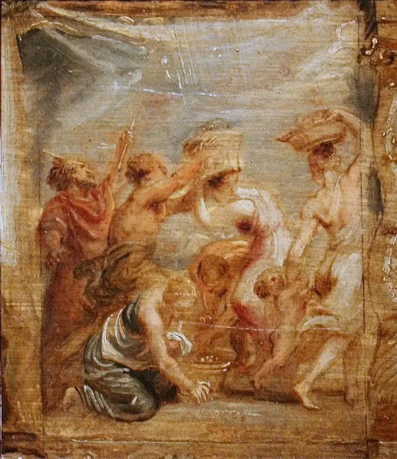 Os israelitas coletando o maná - Peter Paul Rubens