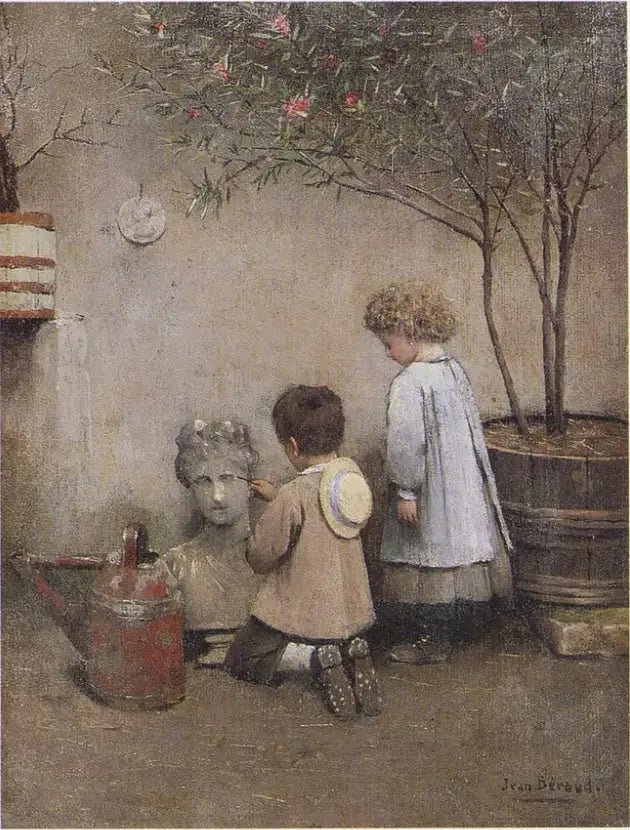 Os jovens artistas - Jean Béraud