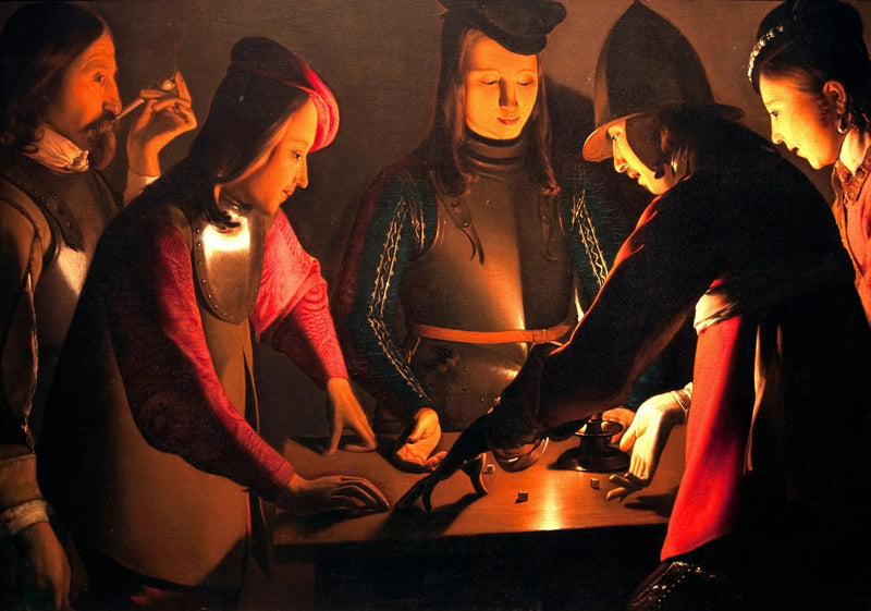 Os Jogadores de Dados - Georges de La Tour