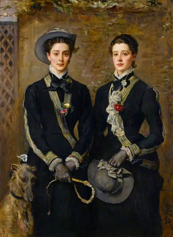 Binóculos, Kate e Grace Hoare - John Everett Millais