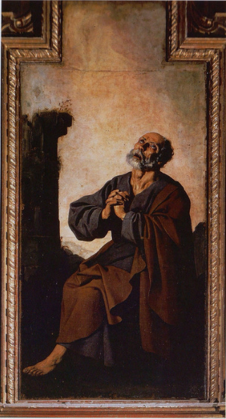As lágrimas de São Pedro - Francisco de Zurbarán
