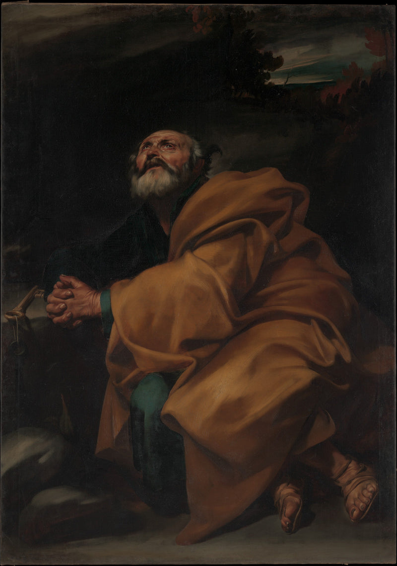 As Lágrimas de São Pedro - Jusepe de Ribera