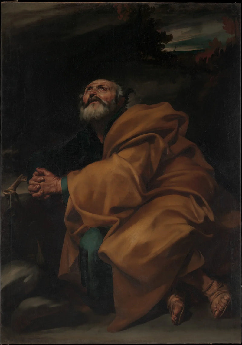 As Lágrimas de São Pedro - Jusepe de Ribera