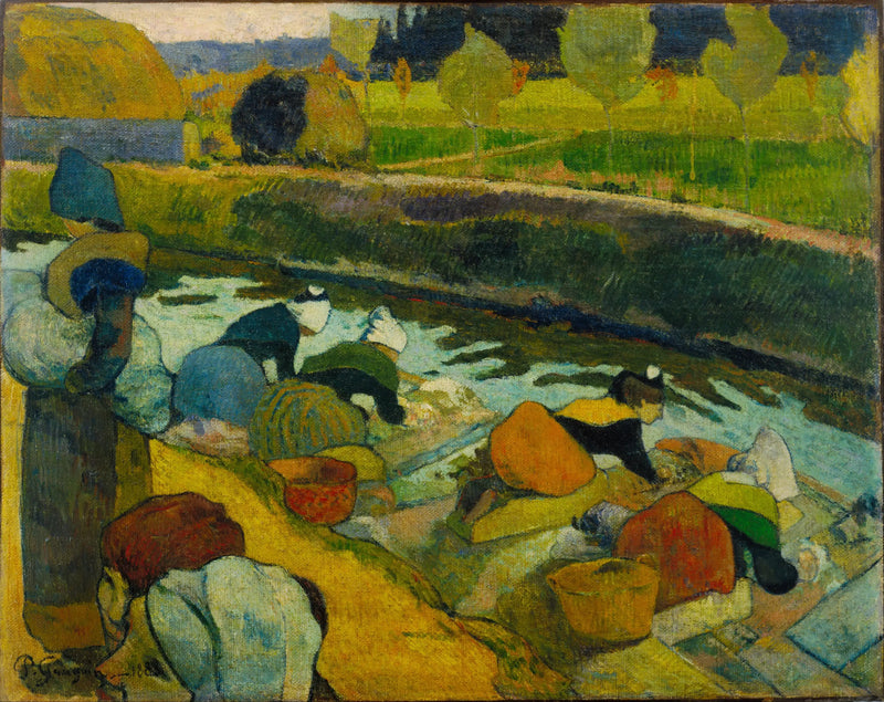 As Lavadeiras em Arles I (A Roubina do Rei) - Paul Gauguin