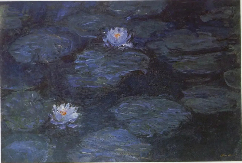 As lírios d'água - Claude Monet