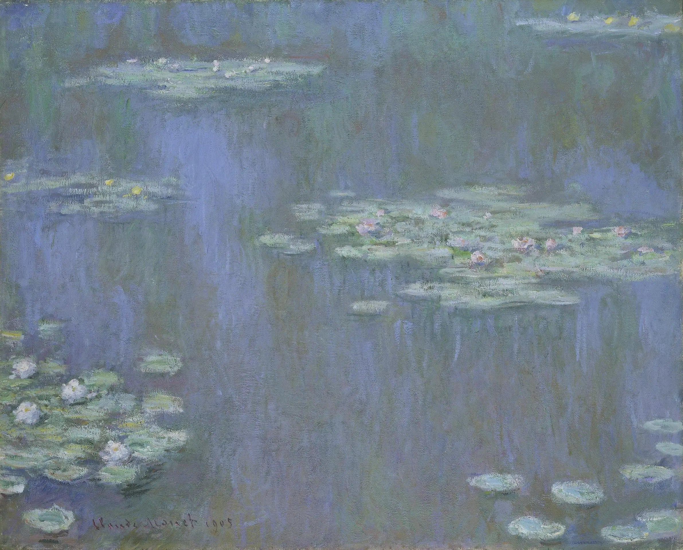 Reproduction du tableau « Les lilyes - Claude Monet » par Alpha Reproduction en peinture à l’huile