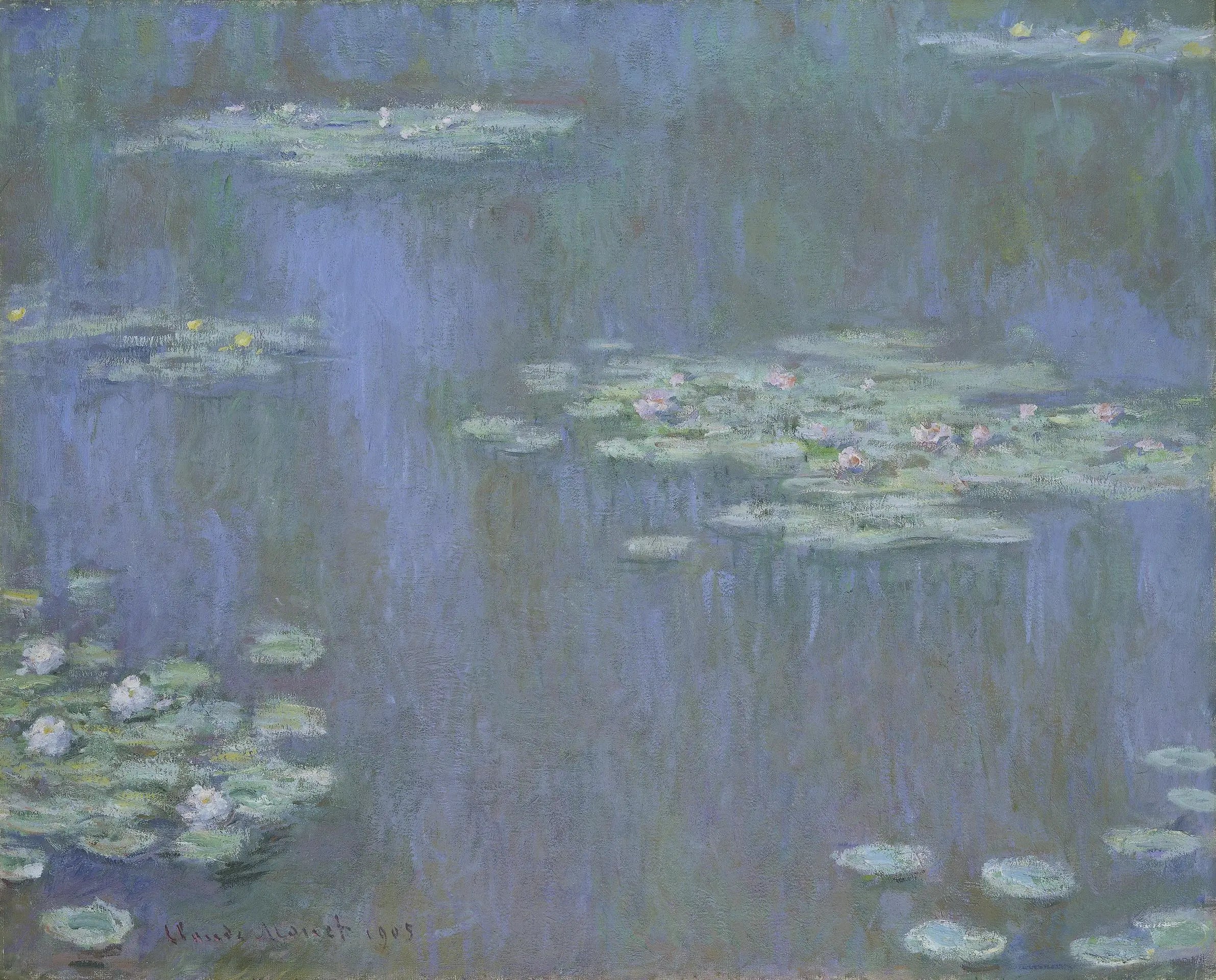 Reproduction du tableau « Les lilyes - Claude Monet » par Alpha Reproduction en peinture à l’huile
