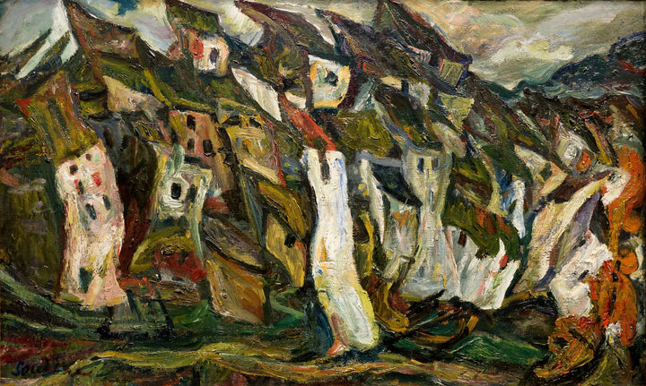 As Casas - Chaim Soutine