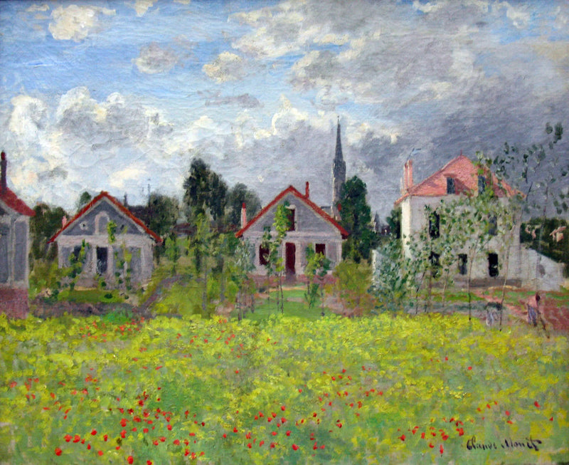As casas de Argenteuil - Claude Monet