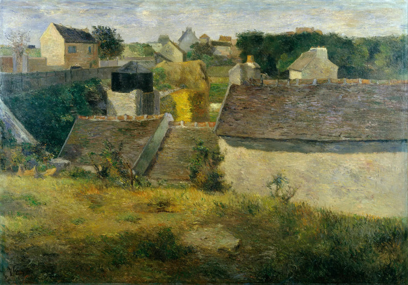 As Casas de Vaugirard - Paul Gauguin
