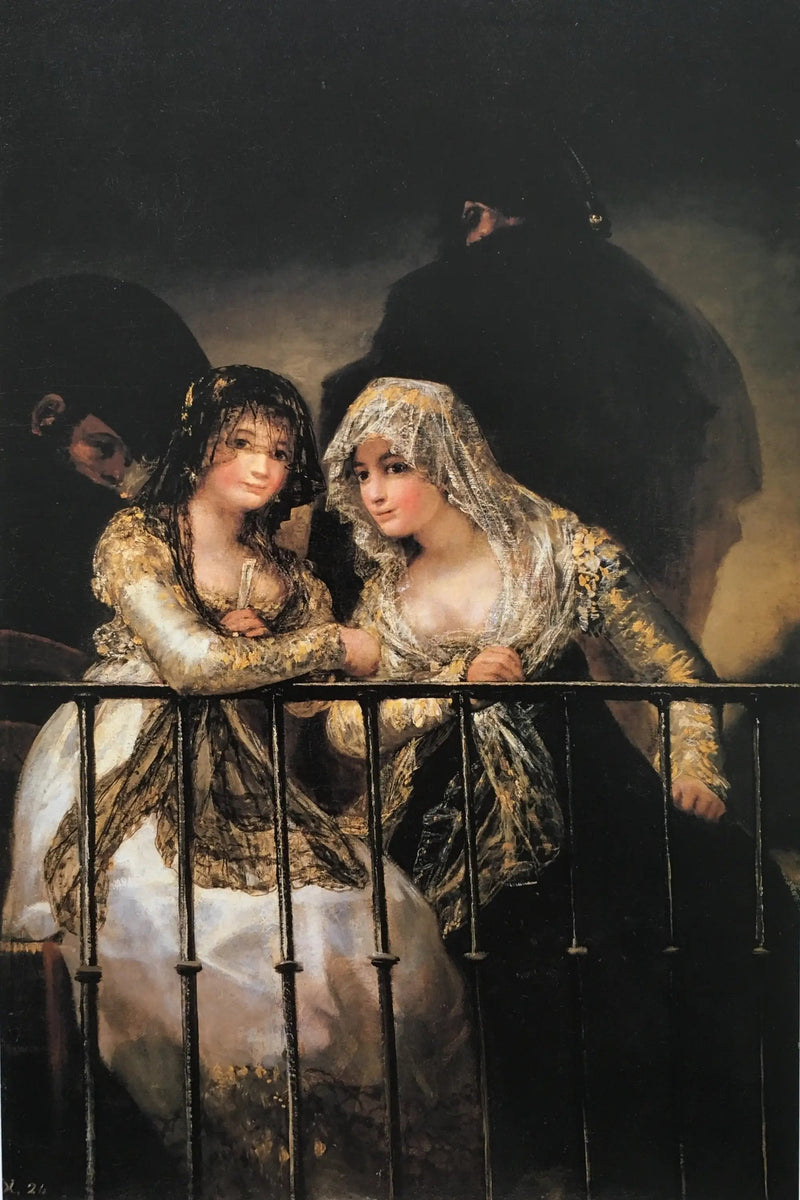 as Majas na varanda - Francisco de Goya