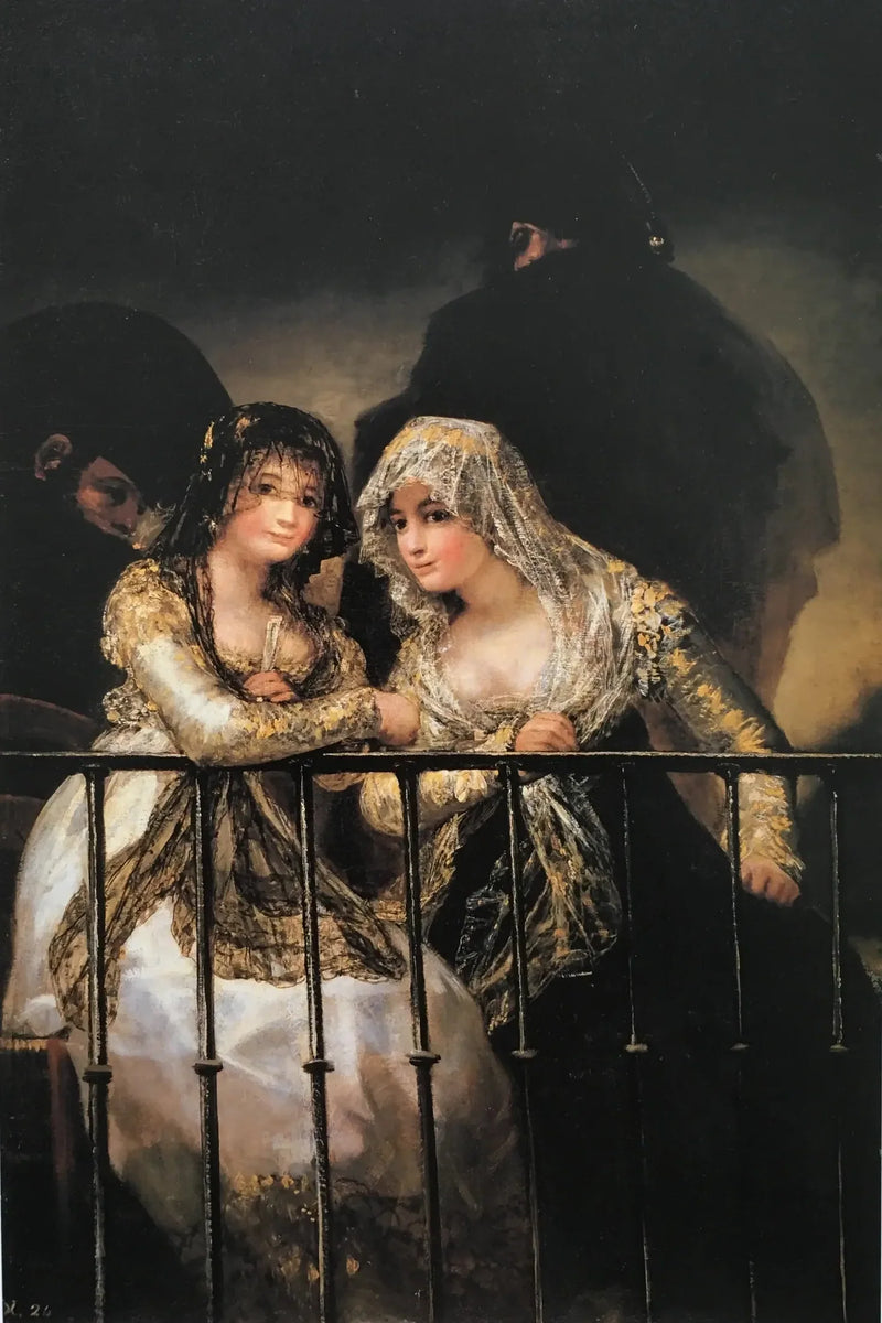 as Majas na varanda - Francisco de Goya