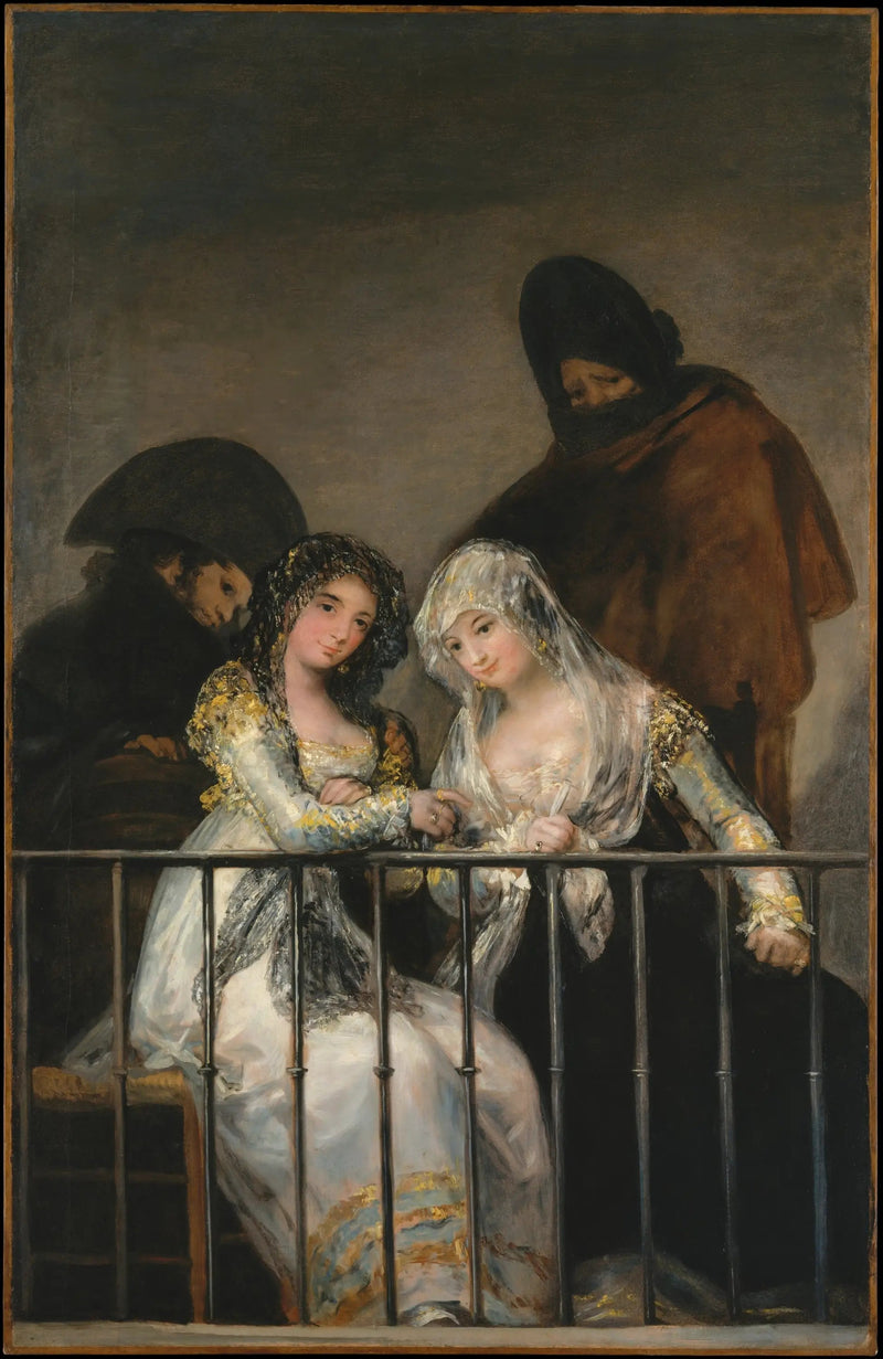 As Majas na Sacada - Francisco de Goya