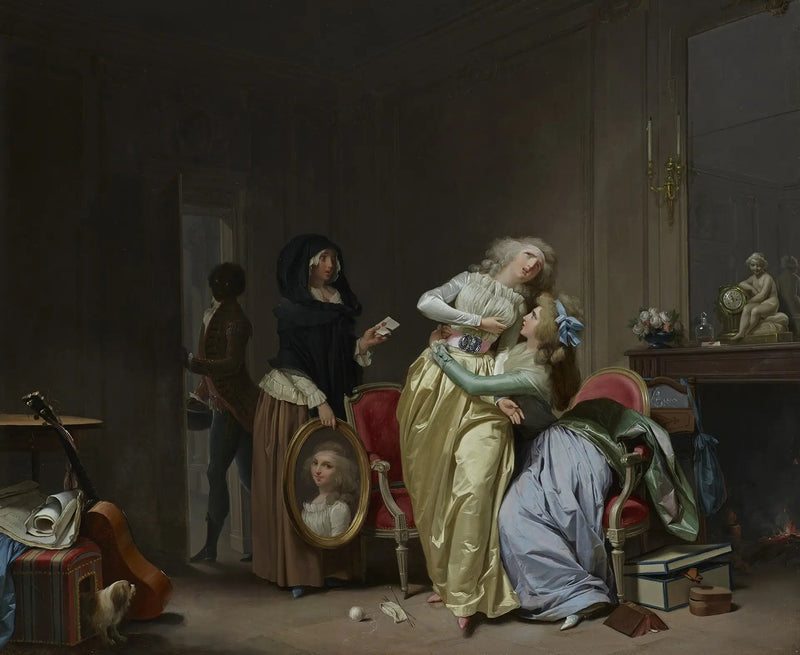 Os infortúnios do amor - Louis-Leópold Boilly