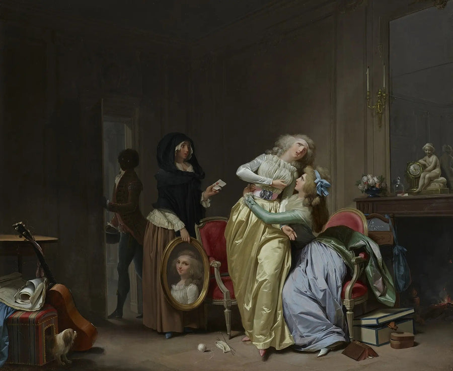 Os infortúnios do amor - Louis-Leópold Boilly