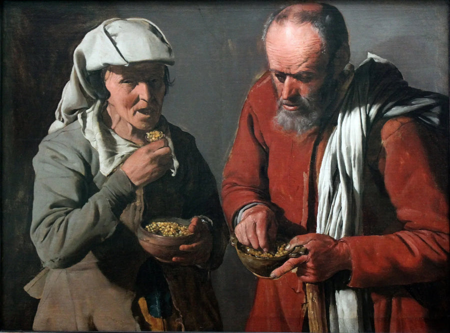 Os Comedores de Ervilha - Georges de La Tour