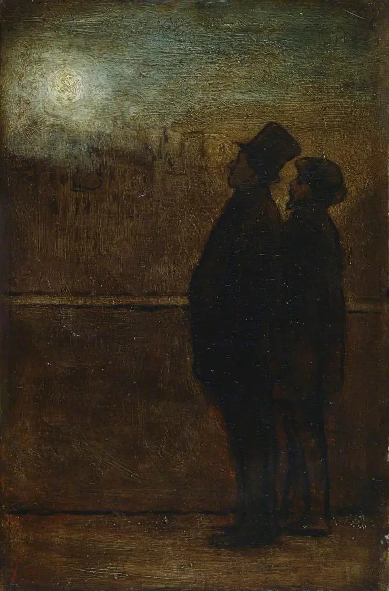 Os caminhantes da noite - Honoré Daumier